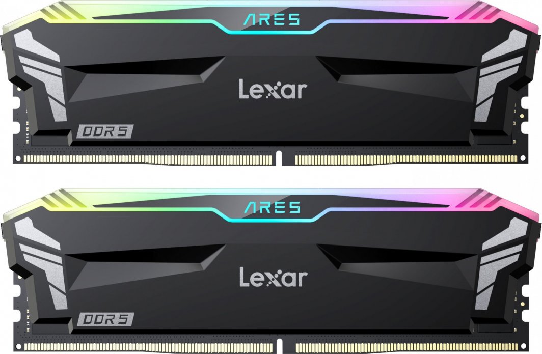 Memorie Lexar Ares RGB, DDR5, 32 GB, 6400 MHz, CL32, LD5EU016G-R6400GDLA