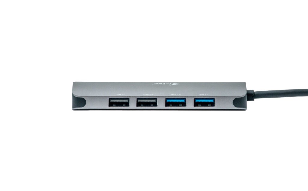 Stacion dokimi i-tec USB-C Metal Nano, 2x HDMI, 100W, i hirtë