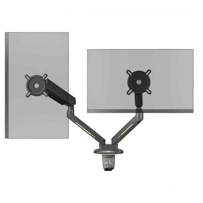 Mbajtëse monitori One For All DM8210, dyfishe, 21–45", RGB, e zezë