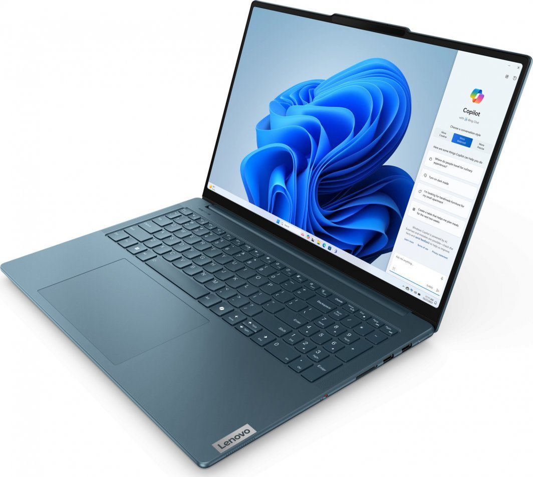 Laptop Lenovo Yoga Pro 9 16IMH9, 16", Intel Core Ultra 7 155H, 16GB RAM, 1TB SSD, Nvidia GeForce RTX 4060