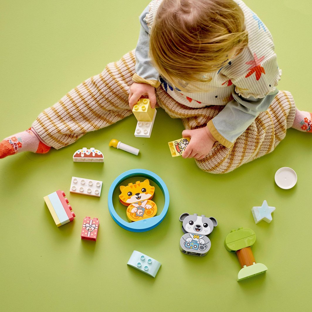 Set lodër LEGO® DUPLO® 10977 My first puppy and kitten making sounds, 22 pjesë