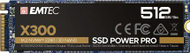 Disk SSD Emtec X300 Power Pro, 512GB, M.2 2280 PCI-E x4 Gen3 NVMe
