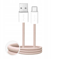 Kabllo USB Puro USB A në USB C, 1.5m, 10W, e bezhë