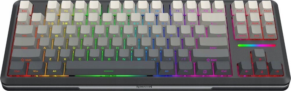 Tastierë gaming Redragon K734SP RGB Pro Wildslash, mekanike 87 taste, trefishtë lidhje, e zezë