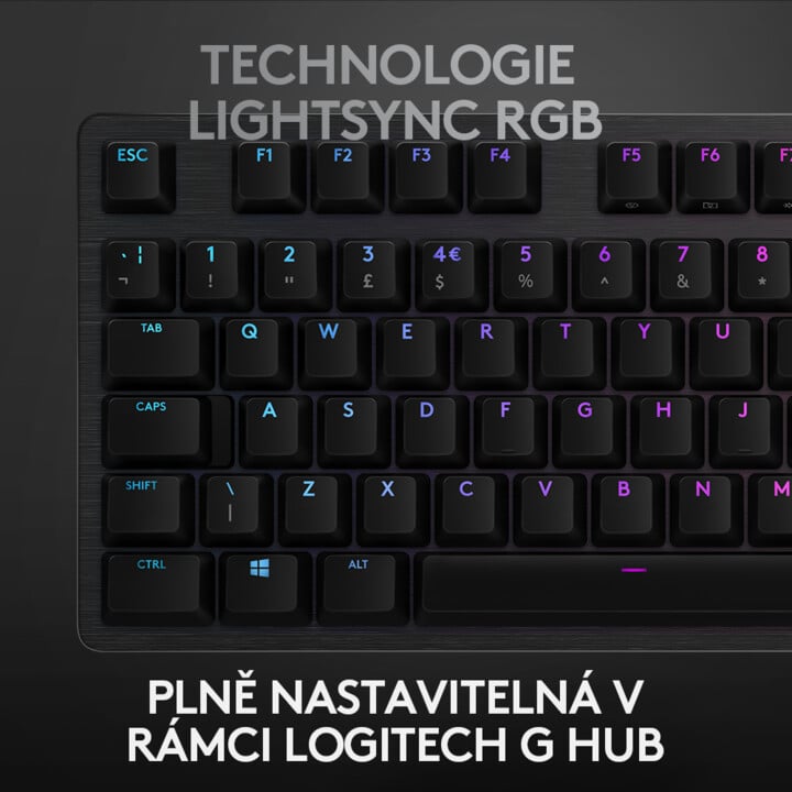 Tastierë Logitech G512 Carbon, GX Brown, CZ/SK