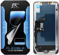 Ekran Zila JK JK për iPhone XS Max, Soft OLED, zëvendësues, i zi