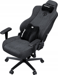 Karrige gaming Anda Seat Novis Plus XL, deri 150 kg, pëlhurë, gri e errët