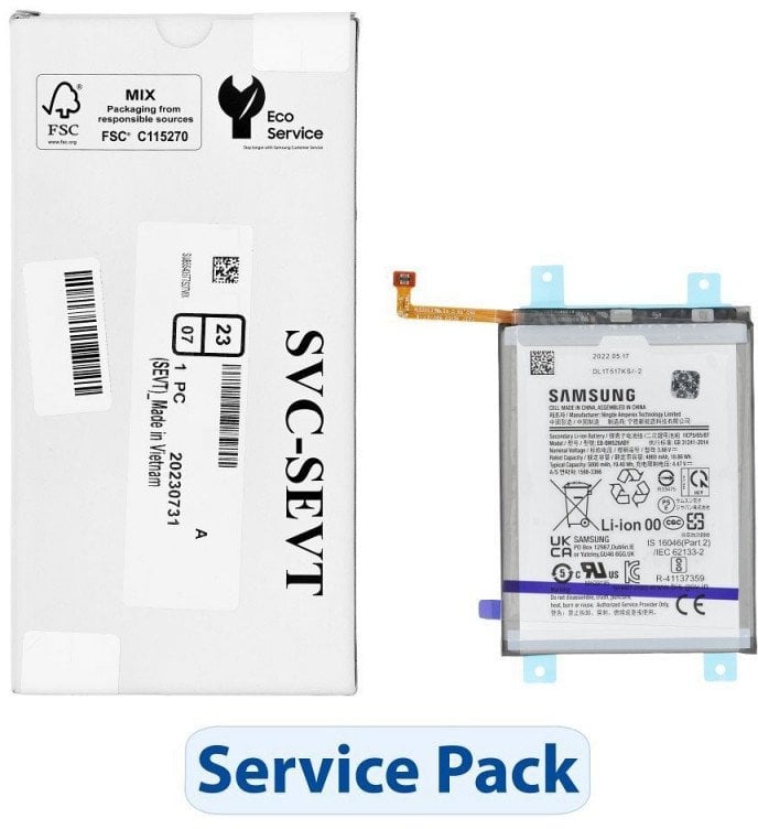Bateri ServicePack Samsung EB-BM526ABY, për Galaxy A23 5G A236B, origjinale