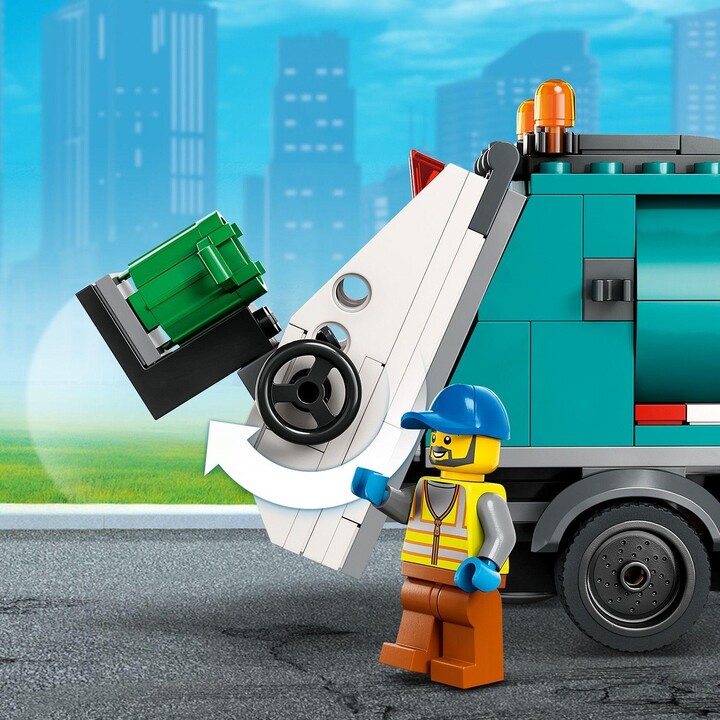 Set LEGO® City 60386 Garbage truck, 261 pjesë