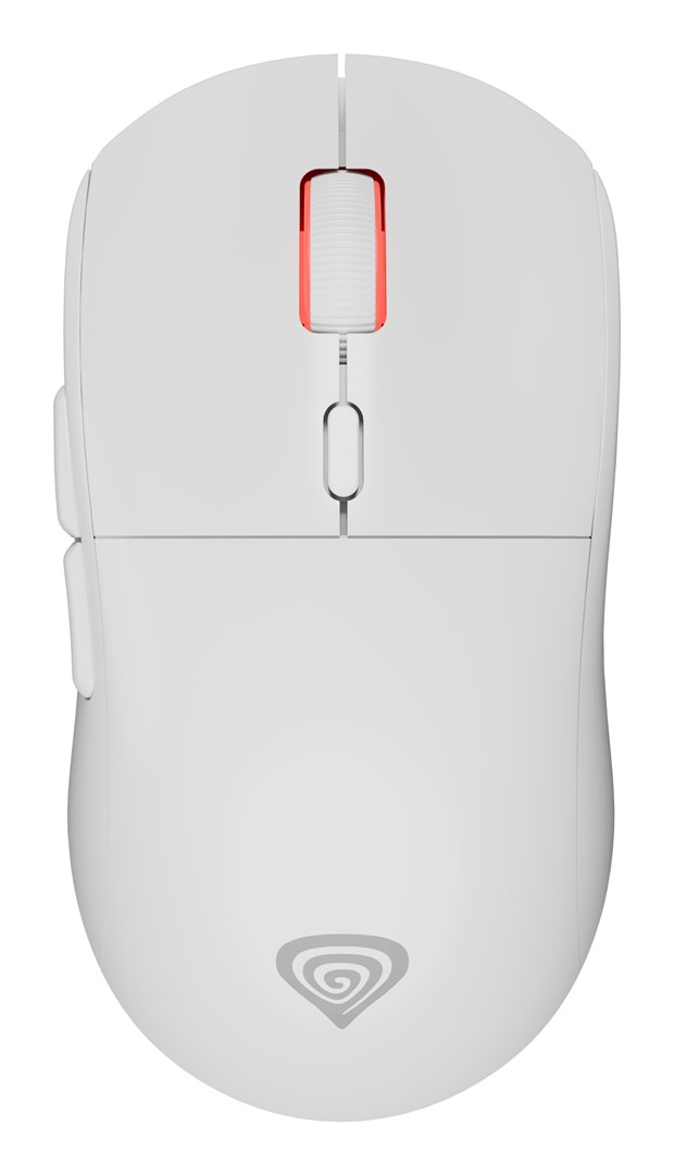 Maus Genesis Zircon XIII, Wireless dhe USB-C, 26000 DPI, i bardhë