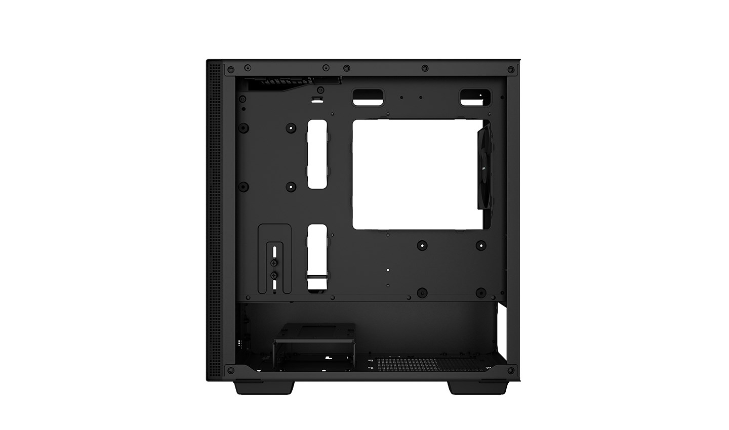 Kuti PC Deepcool CH370 Mini Tower, ATX, USB 3.0, e zezë