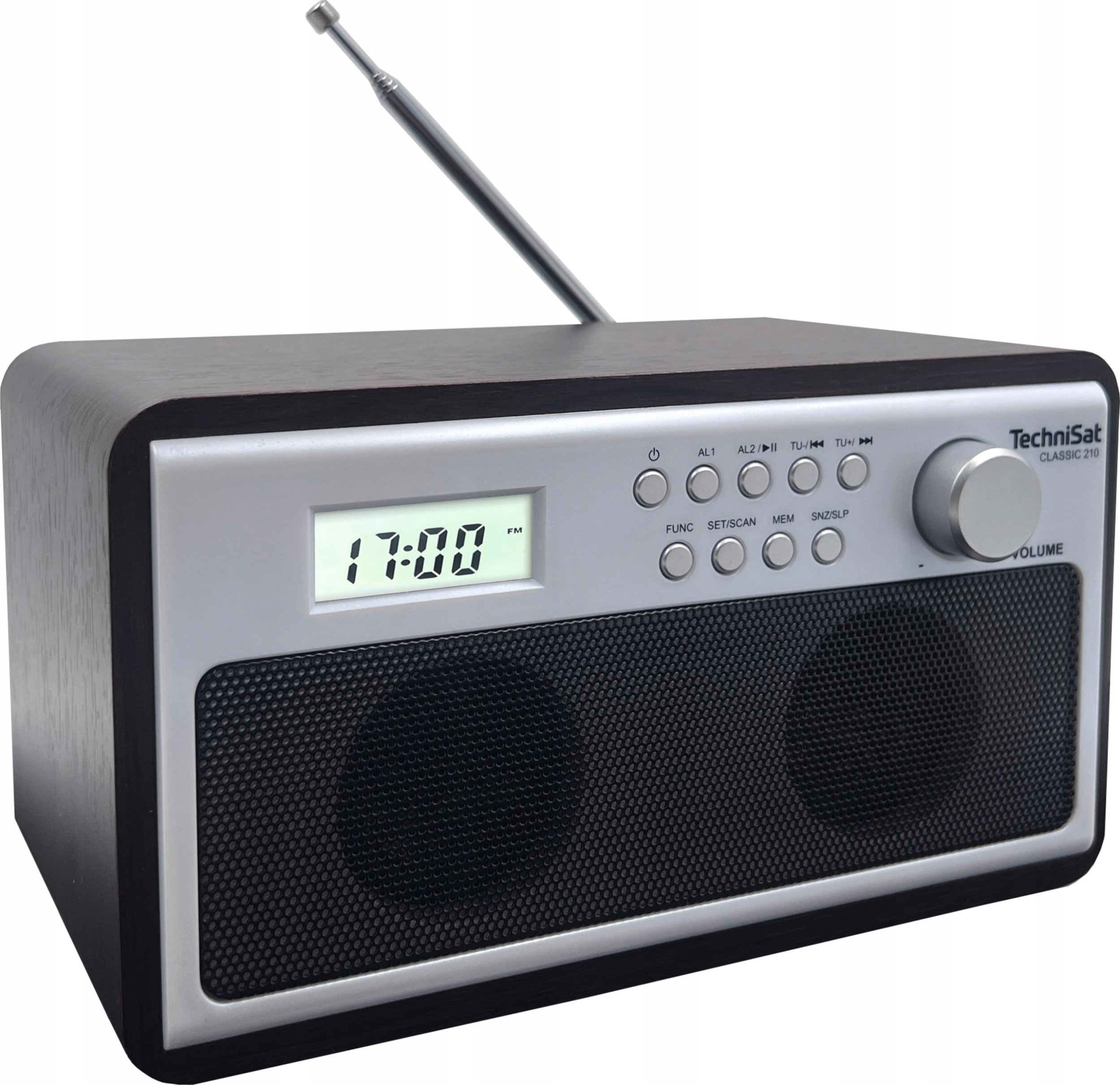 Radio portative TechniSat CLASSIC 210, 5W, Bluetooth USB AUX, dru wenge