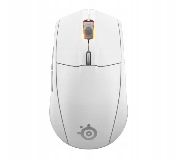 Maus gaming SteelSeries Rival 3 Wireless Gen 2, optik TrueMove Air 18K, 2.4GHz dhe Bluetooth, i bardhë