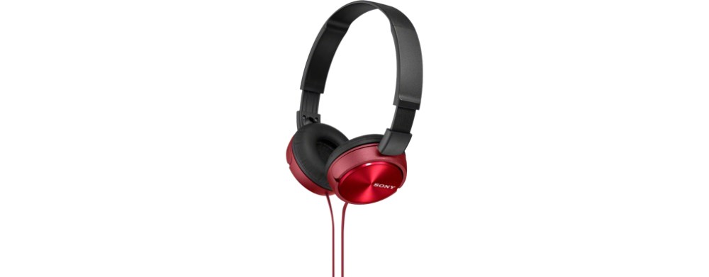 Kufje Sony MDR-ZX310, të kuqe