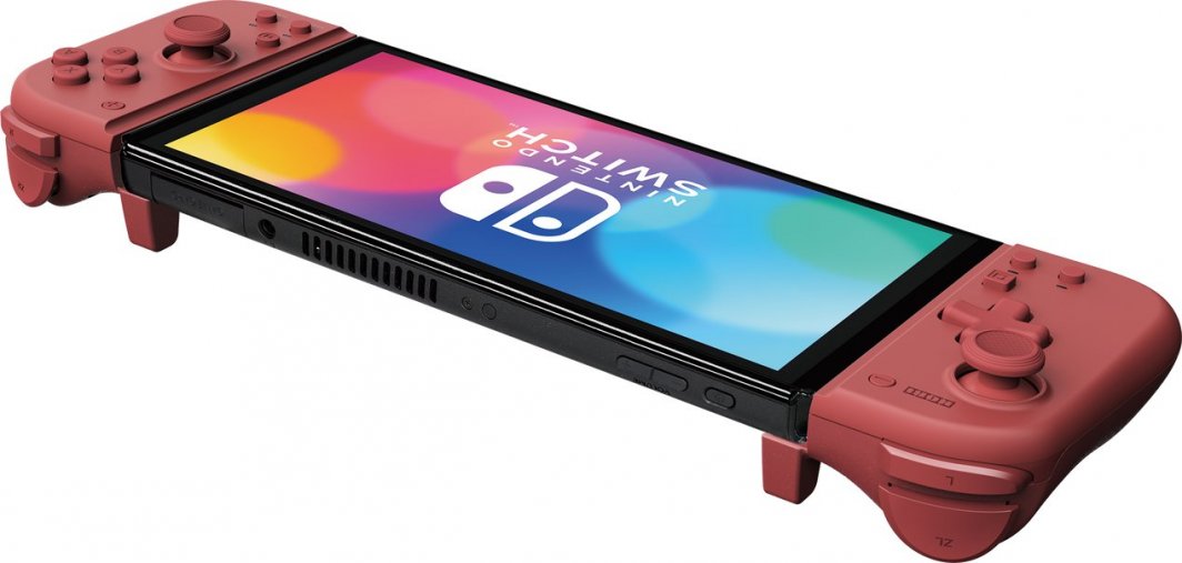 Kontroller Hori Split Compact Apricot, me kabllo, i kuq