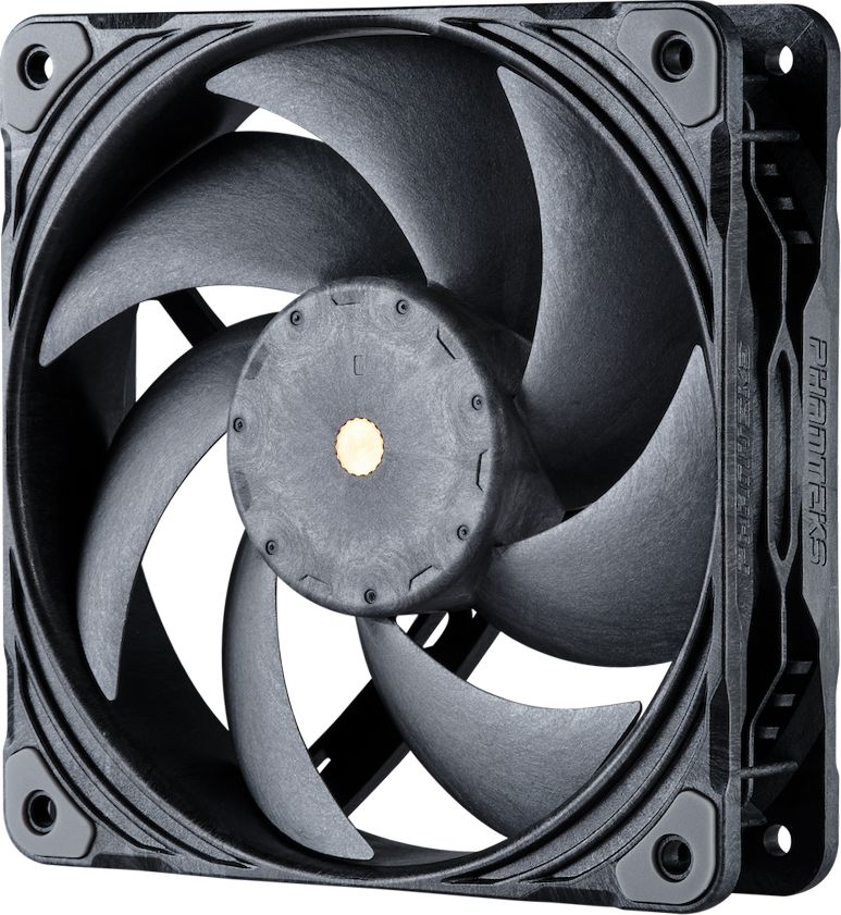 Вентилатор за компјутер Phanteks T30 PWM, 120 mm, сет 3 парчиња, црн