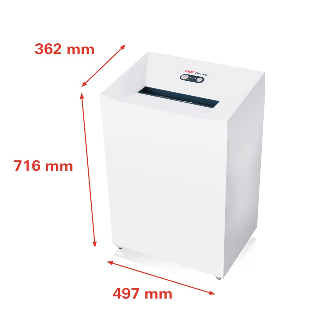 Prerëse dokumentesh HSM P-5, 500W, kosh 80L, e bardhë