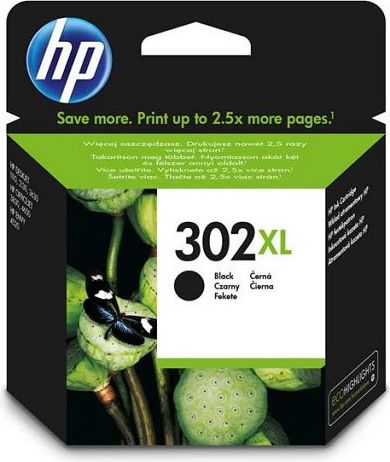 Ngjyrë për printer HP F6U68AE No. 302XL, e zezë