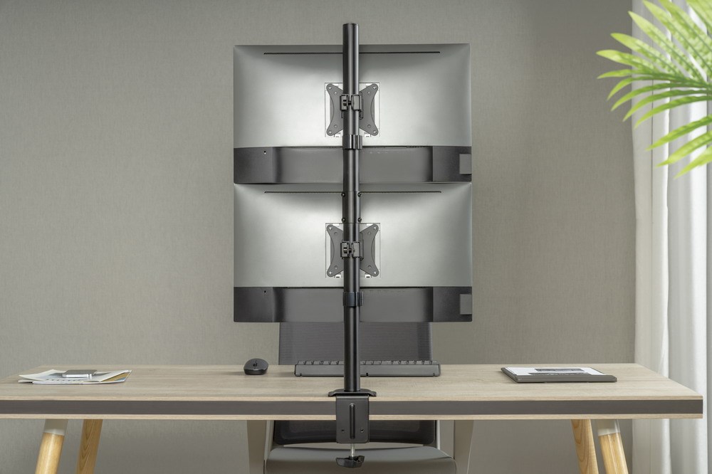 Mbajtëse monitori Gembird MA-D2-02, 17"-32", VESA 100x100mm, e zezë