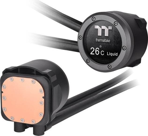 Ftohës uji Thermaltake TH420 V2 Ultra ARGB Sync, 420mm, all in one, i zi
