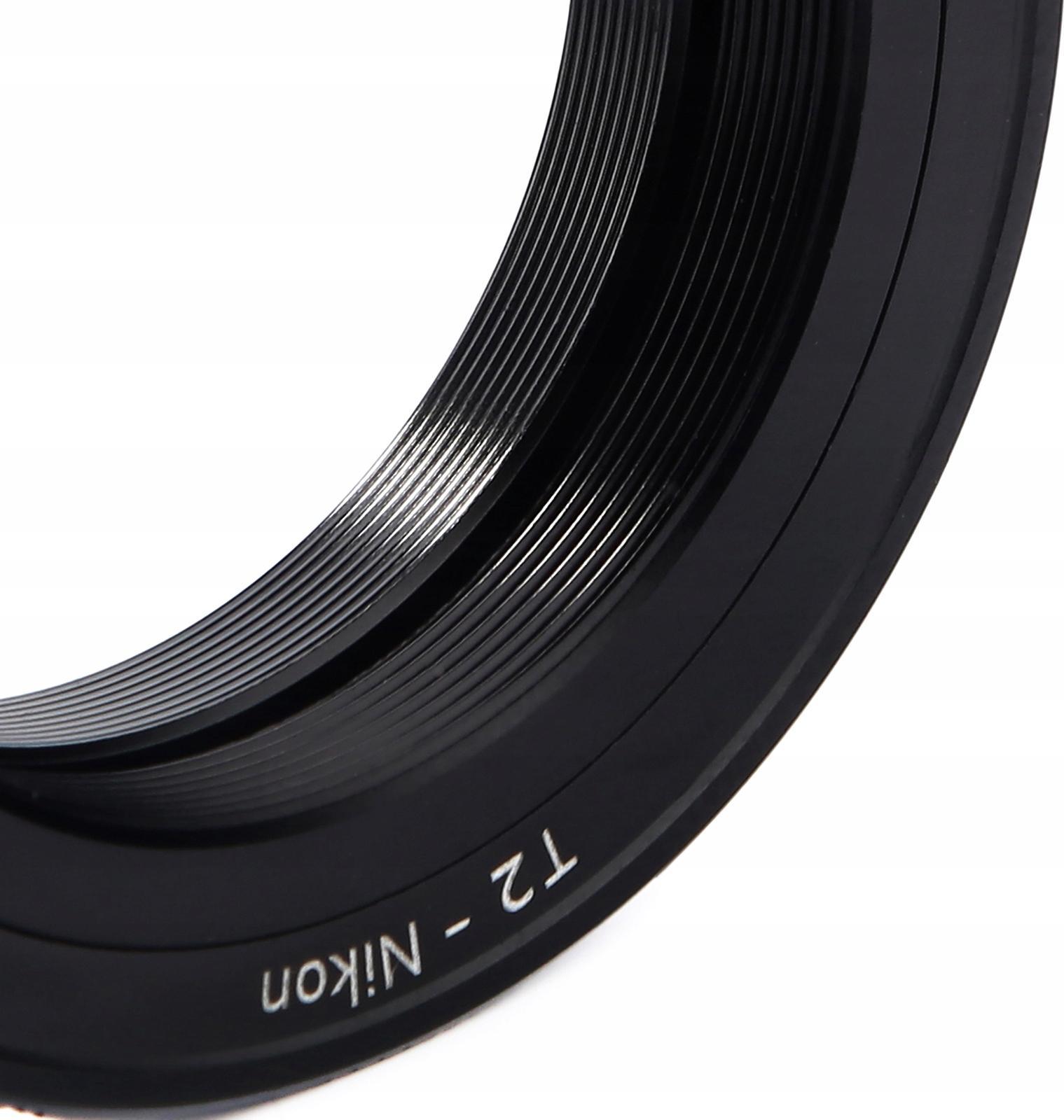 Adapter lente K&amp;F CONCEPT KF06.149, Nikon Ai AiS AF në T2 T-mount, metalik