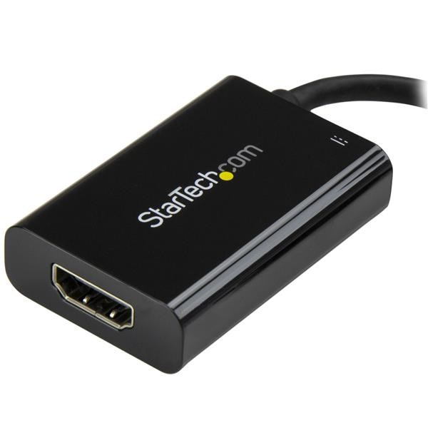 Pреобразувач USB-C во HDMI 2.0 StarTech.com, 4K 60Hz, 60W PD, црн