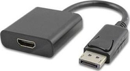 Adapter AV PremiumCord DisplayPort në HDMI, 20 cm, 4K, i zi