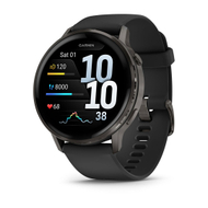 Ora inteligjente Garmin Venu 4, 45mm, rrip silikoni, e zezë