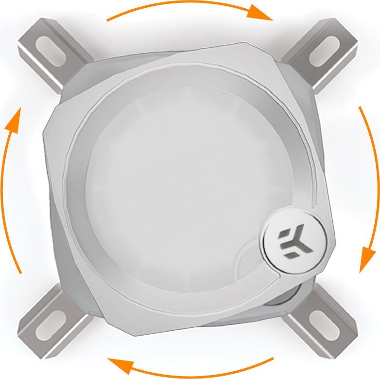 Ftohës CPU me ujë EK Water Blocks EK-Nucleus CR360 Lux D-RGB, 360mm, AIO, i bardhë