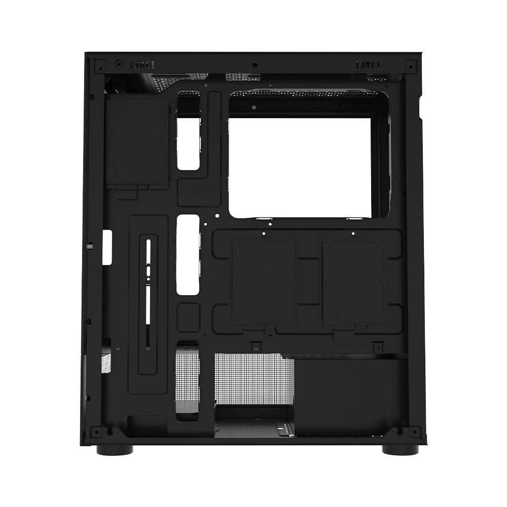 Kuti kompjuteri 1STPLAYER Gaming MI7-a, ATX Mid Tower, xham i temperuar, e zezë