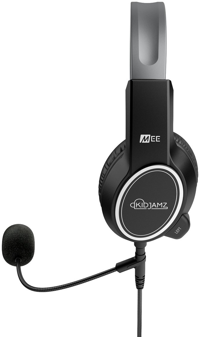 Kufje për fëmijë Mee Audio KidJamz KJ35, mikrofon boom, kufizues volum, të zeza