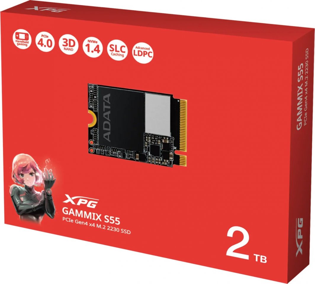 Disk SSD ADATA Gammix S55, 2TB, M.2 2230 PCI-E x4 Gen4 NVMe
