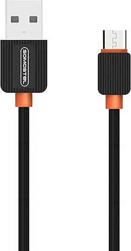 Kabllo Somostel USB në microUSB, 1 m, e zezë