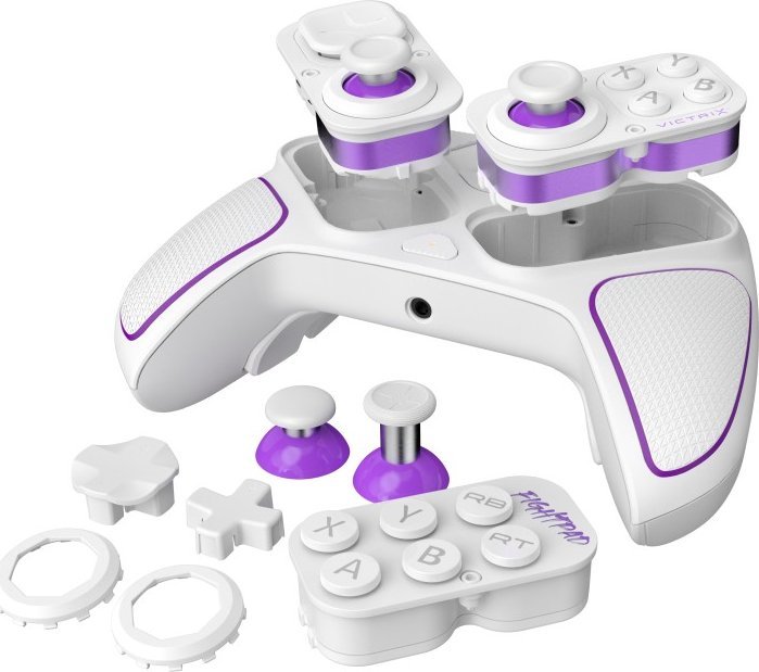 Kontroller Victrix XS Pad, wireless / me kabllo, i bardhë