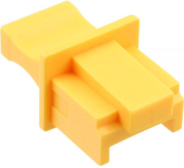 Kapuç mbrojtës për prizë RJ45 InLine Dust Cover 59942I, set 10 copë, i verdhë