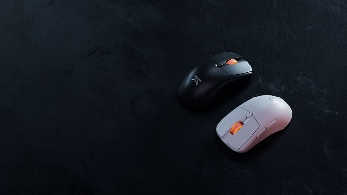 Maus gaming FNATIC Bolt Wireless, optik RGB, pa tela, i bardhë