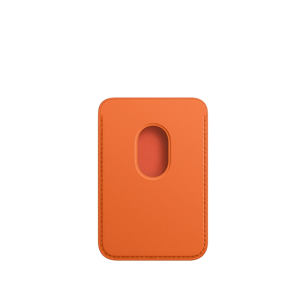 Apple iPhone Leather Wallet me MagSafe, Orange
