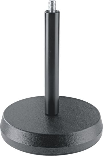 Stativ tavoline për mikrofon König &amp; Meyer 232, lartësi 17.5 cm, bazë gize, i zi