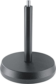 Stativ tavoline për mikrofon König &amp; Meyer 232, lartësi 17.5 cm, bazë gize, i zi
