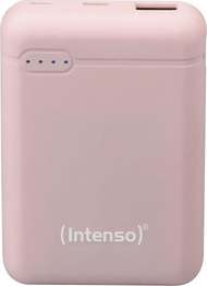 Karikues portativ Intenso XS5000, 5000mAh, USB A Type C, rozë
