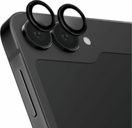 Mbrojtës lente kamerë Uniq Optix për Samsung Galaxy Z Flip6, xham i fortifikuar, alumini, e zezë Midnight