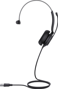 Kufje me kabllo Yealink UH35 Mono UC, USB, mono, të zeza
