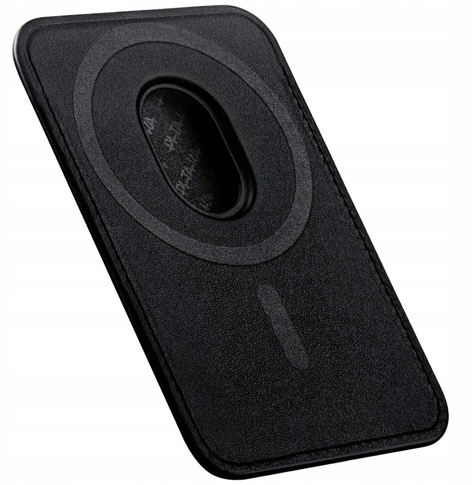 Mbajtëse kartash Pitaka Magnetic Woven Wallet, MagSafe, fibrë karboni, e zezë gri