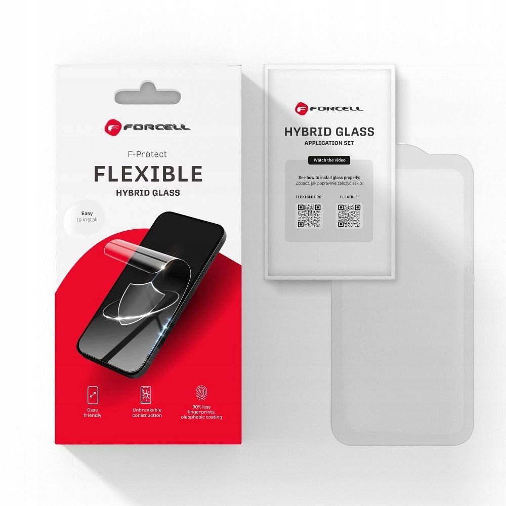 Xham mbrojtës Forcell Flexible Nano Glass, Samsung Galaxy S24 FE, transparent