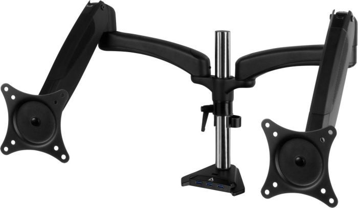 Mbajtëse monitori Arctic Desk, 13" - 34", e zezë