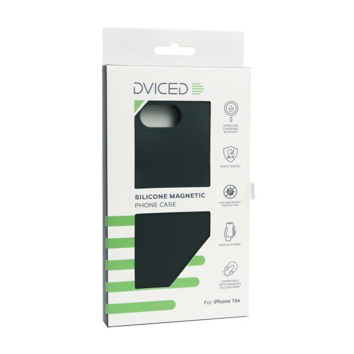 Dviced Silicone Magnetic iPhone 16e Case, Green