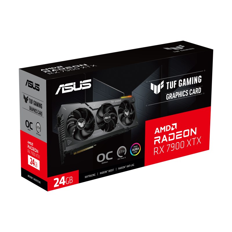 Kartë grafike ASUS TUF Gaming AMD Radeon RX 7900 XTX, 24 GB GDDR6