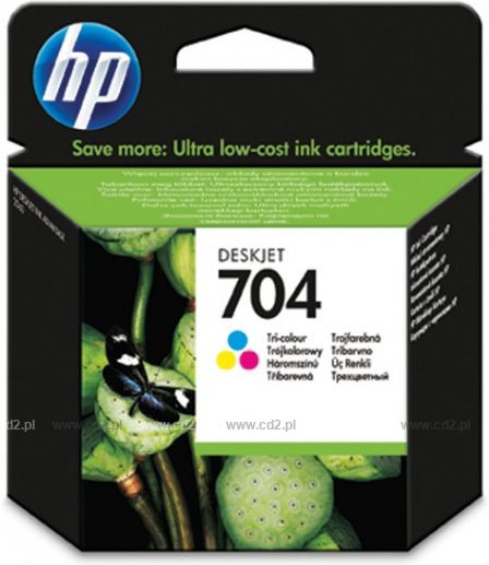 Ngjyrë printeri HP 704, 5ml, bruz / rozë / e verdhë