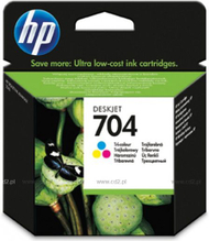 Ngjyrë printeri HP 704, 5ml, bruz / rozë / e verdhë