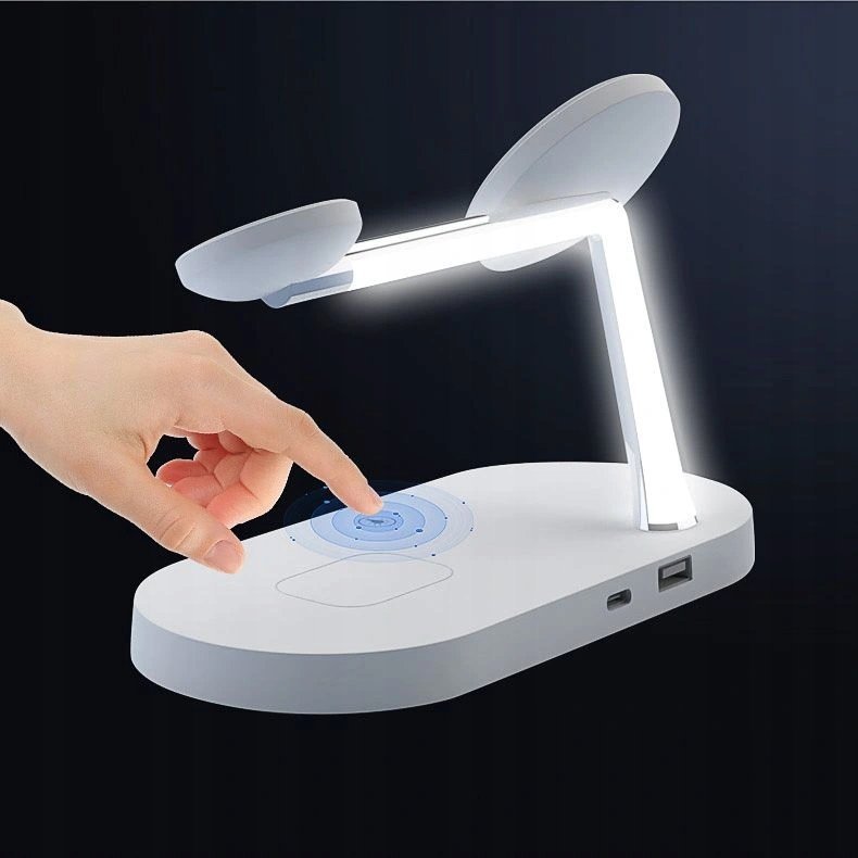 Karikues wireless Blow WCH-08, 15W, 3 në 1, i bardhë